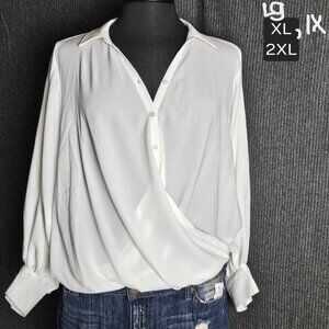 Umgee White Blouse NWT